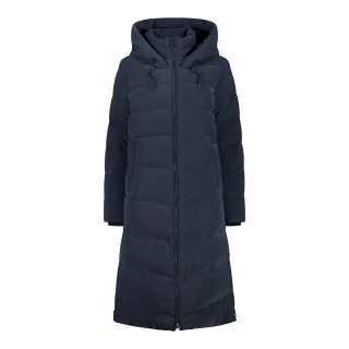 CMP Winter Coat Fix Hood (Shiny effect, padded, warm) dark blue Women